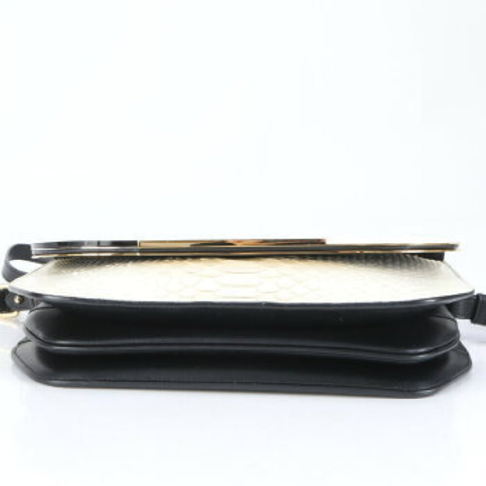 Salvatore Ferragamo python leather shoulder bag c… - image 6